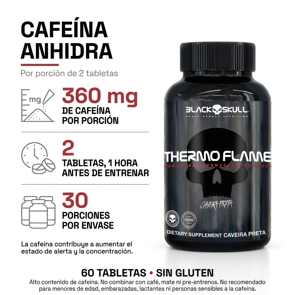 Thermo Flame 120 Tabs Black Skull