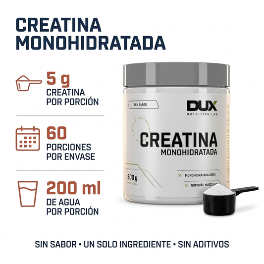 Creatina Monohidratada 300 g Dux