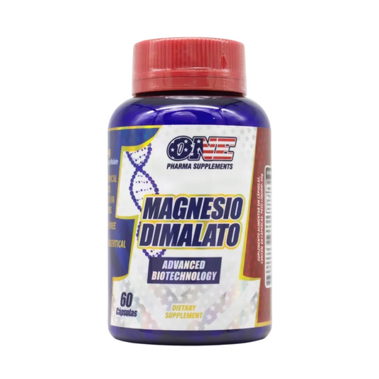 Magnesio Dimalato 60 Cápsulas One Pharma