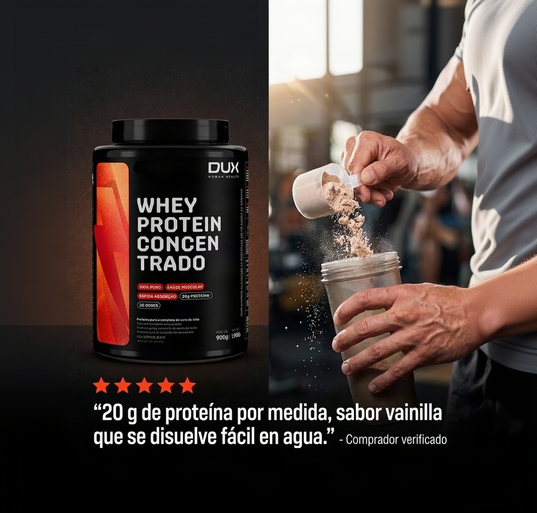 Whey Protein Concentrado 900 g Dux