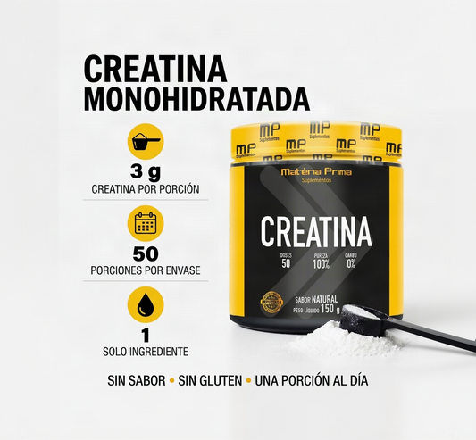 Creatina 100% Pura 150 g Materia Prima
