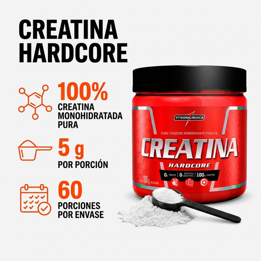 Creatina Hardcore Reload 300 g Integralmédica