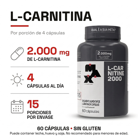 L-Carnitina 2000 Max Titanium