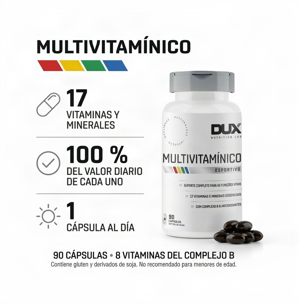 Multivitamínico 90 Cápsulas Dux