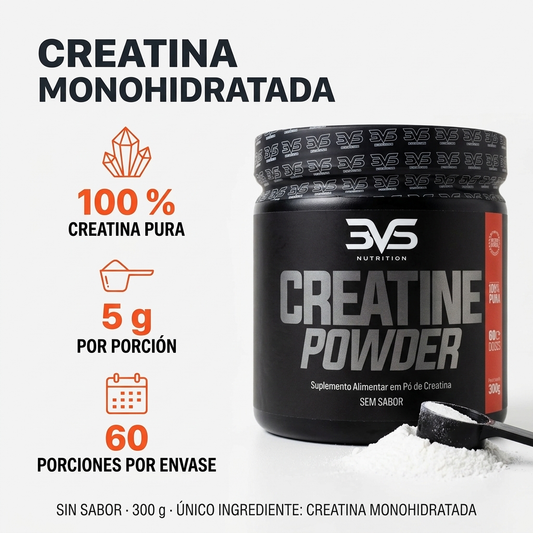Creatina Monohidratada 300 g 3VS