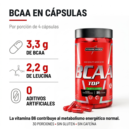 BCAA Top 120 Cápsulas Integralmédica