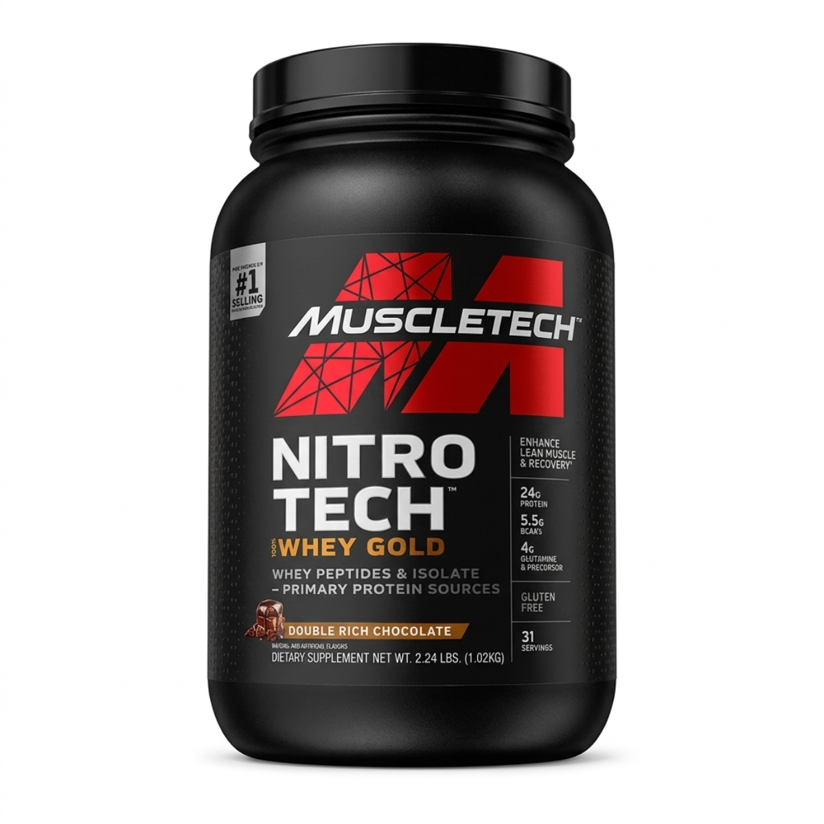 Nitro Tech 100% Whey Gold 907 g MuscleTech