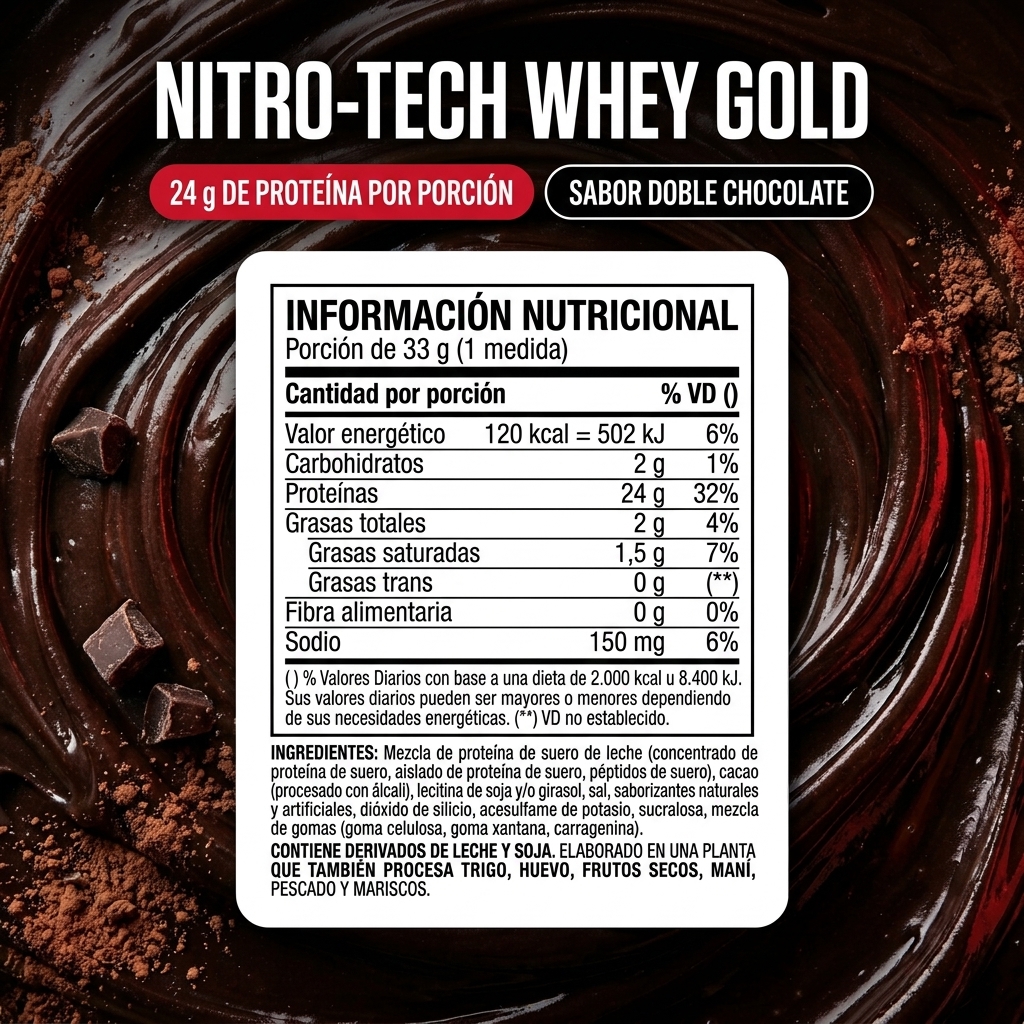 Nitro Tech 100% Whey Gold 907 g MuscleTech