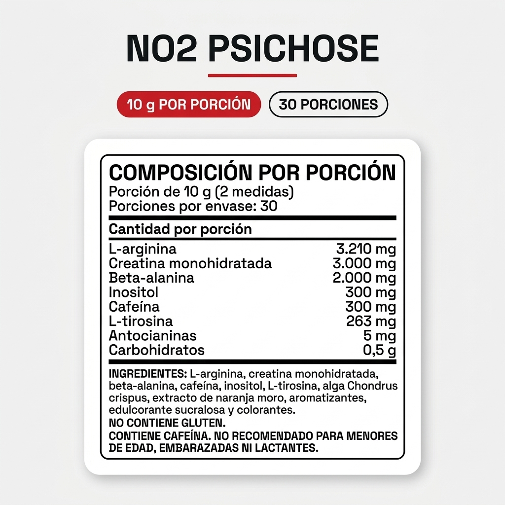 NO2 Psichose 300 g Demons Lab