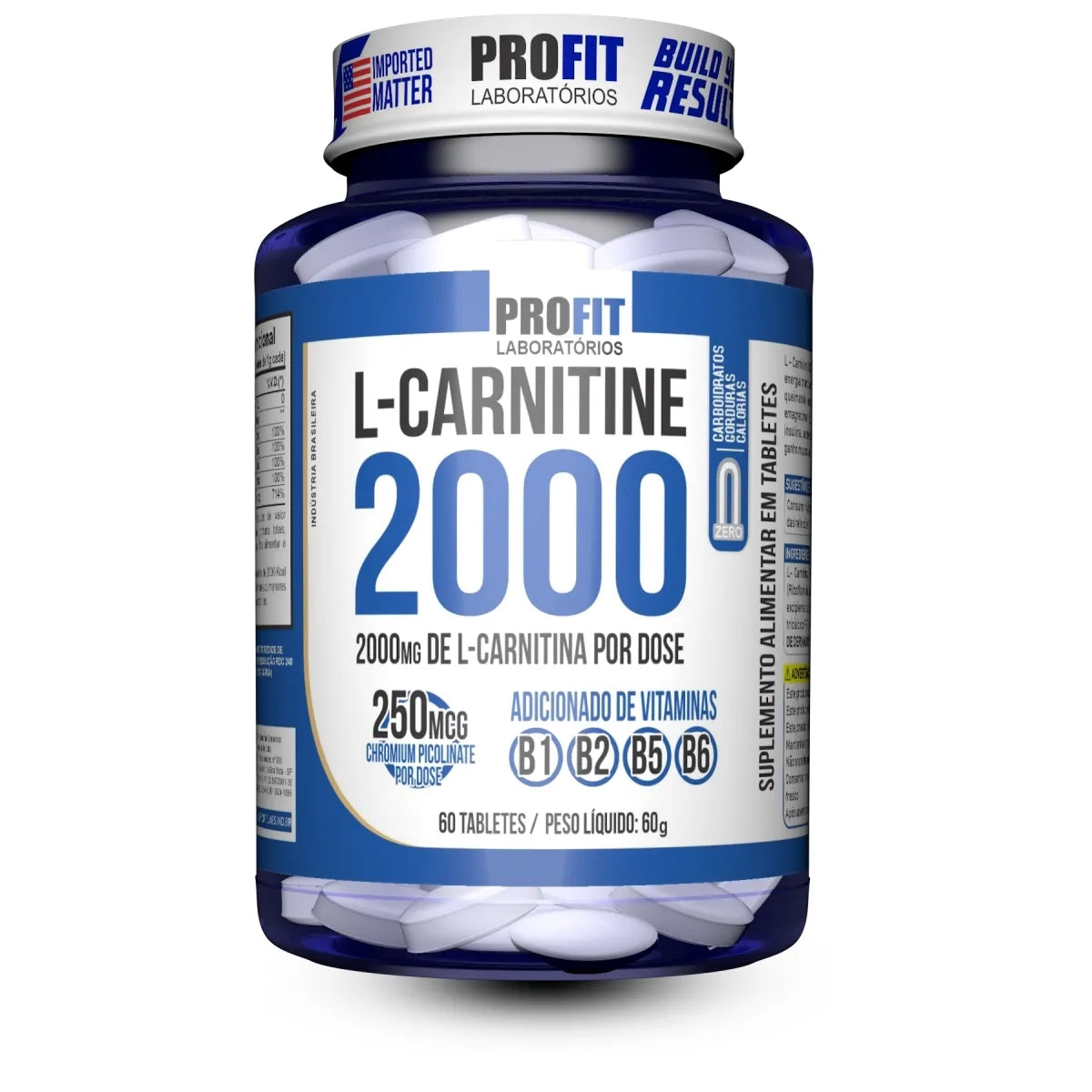 L CARNITINE 2000 CROMO (60 TABLETAS) - PRO FIT